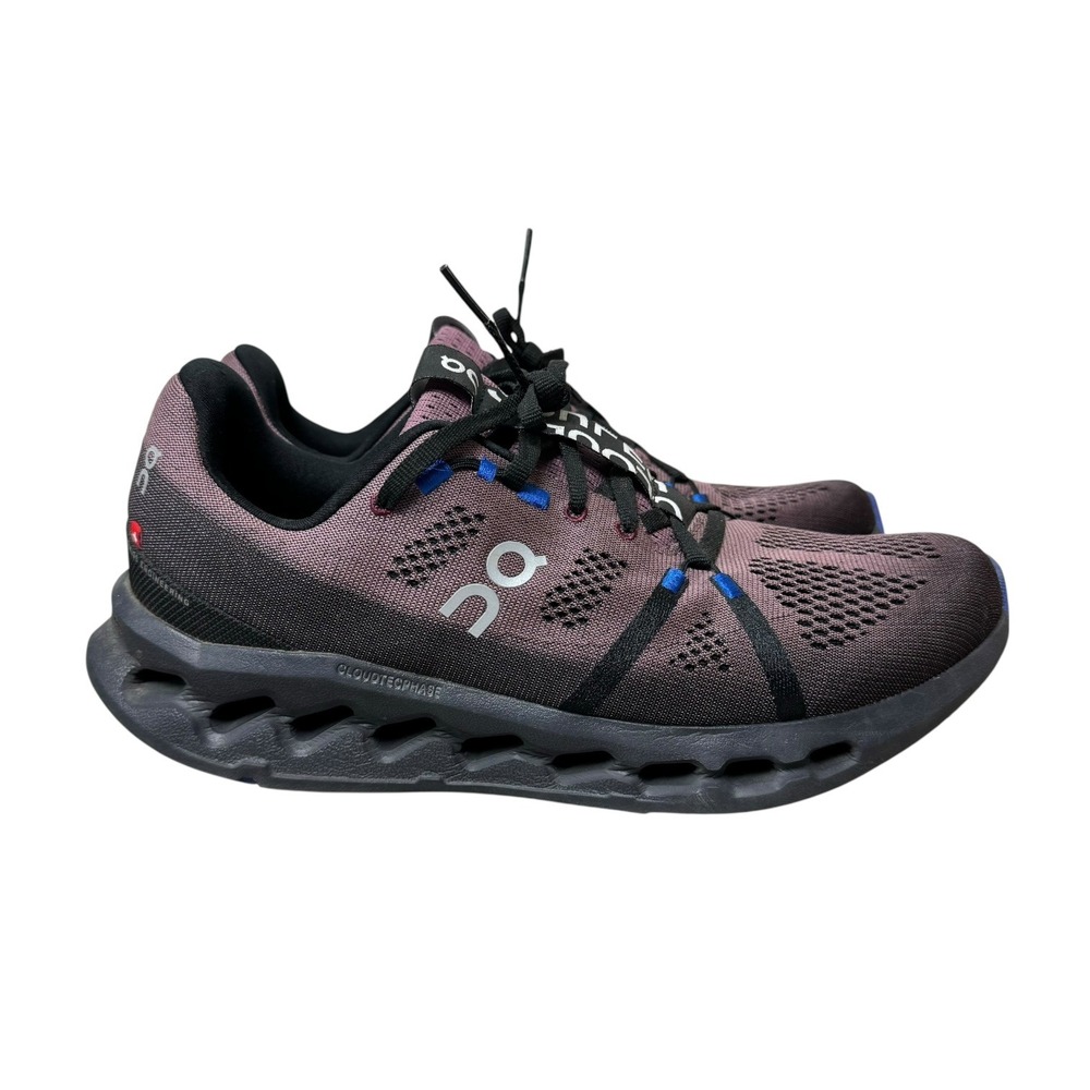 On Cloud Shoes Men 9.5 Cloudsurfer Road Running Sneaker Black Cobalt